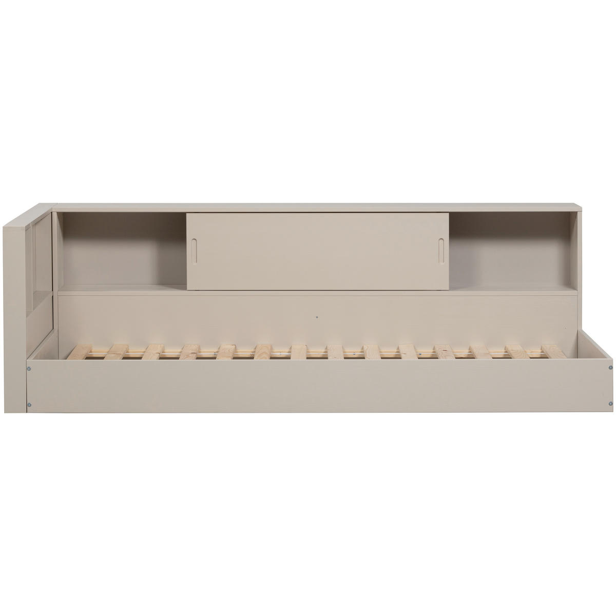 BODENBETT. 90/200 cm  in Grau  - Grau, Basics, Holz (90/200cm) - MID.YOU