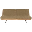SCHLAFSOFA Palermo in Grün, Eichefarben  - Eichefarben/Beige, Design, Holz/Textil (204/92/90cm) - Dieter Knoll