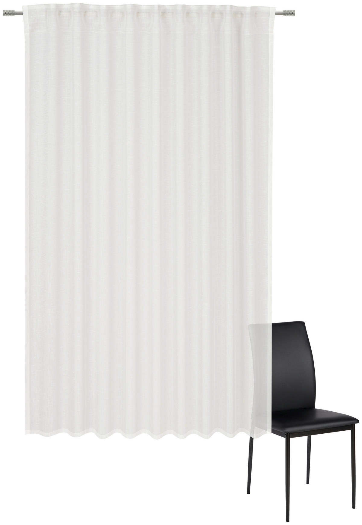 KOMBINIRANA ZAVESA  prosojno   140/180 cm  - krem barve, Basics, tekstil (140/180cm) - Esposa