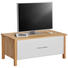 TV-ELEMENT 96/40/46 cm - Chromfarben/Erlefarben, Natur, Glas/Holz (96/40/46cm) - Linea Natura TV-ELEMENT 96/40/46 cm - Chromfarben/Erlefarben, Natur, Glas/Holz (96/40/46cm) - Linea Natura