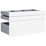 SCHUBLADENSET 90,9/50,3/46,8 cm   - Weiß Hochglanz, KONVENTIONELL, Holzwerkstoff (90,9/50,3/46,8cm) - Hom`in