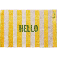 FUßMATTE 50/75 cm Touch  - Gelb/Beige, Trend, Kunststoff (50/75cm) - madaboutmats