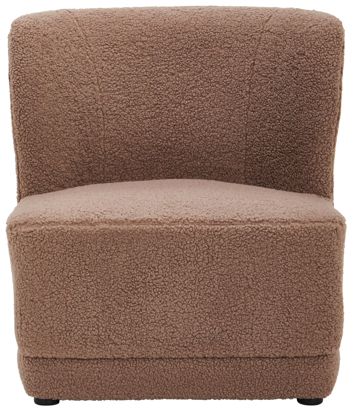 FOTELJ,  rjavosiva les, tekstil - rjavosiva, Design, tekstil/les (64/71cm) - MID.YOU