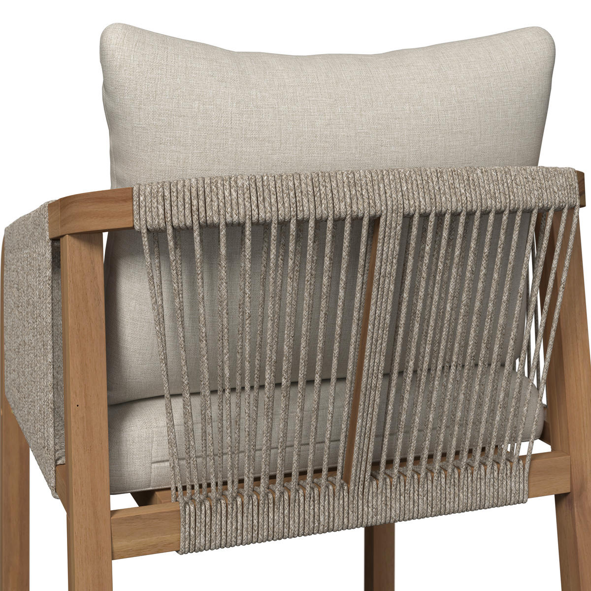 GARTENSTUHL in Holz Akaziefarben, Beige  - Beige/Akaziefarben, Natur, Holz (58/77/62cm) - Ambia Garden