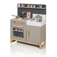 KINDERKÜCHE LINUM - Naturfarben/Grau, Basics, Holz/Holzwerkstoff (76/36/90cm) - MUSTERKIND
