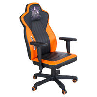 GAMINGSTUHL Orange, Schwarz Kunststoff, Textil   - Schwarz/Orange, MODERN, Kunststoff/Textil (59,5/102,5/66cm) - Minecraft