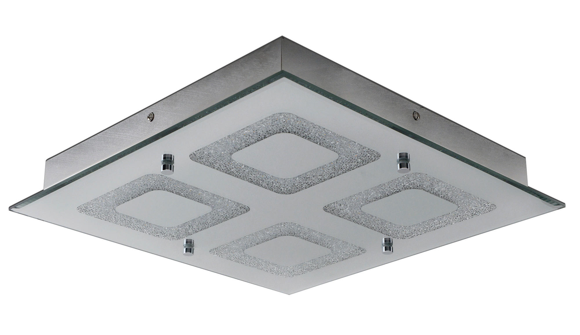 LED-DECKENLEUCHTE   - Chromfarben, Basics, Glas/Metall (5,8cm) - Näve