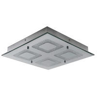 LED-DECKENLEUCHTE   - Chromfarben, Basics, Glas/Metall (5,8cm) - Näve