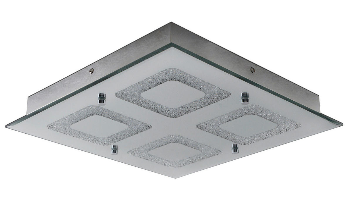 LED-DECKENLEUCHTE   - Chromfarben, Basics, Glas/Metall (5,8cm) - Näve