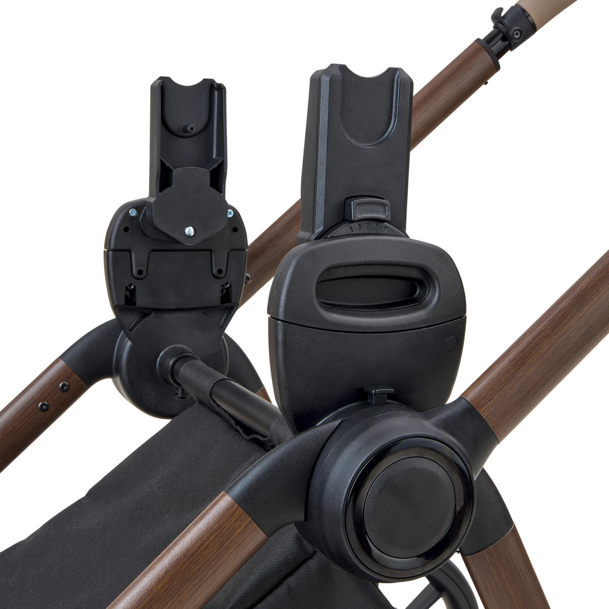 KINDERWAGENSET Facetty  - Beige/Braun, Design, Textil/Metall (104,5/62/94cm) - Jimmylee