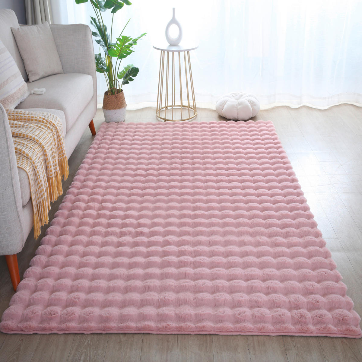 HOCHFLORTEPPICH 80/150 cm Ambiance Rosa  - Rosa, Basics, Textil (80/150cm) - Novel