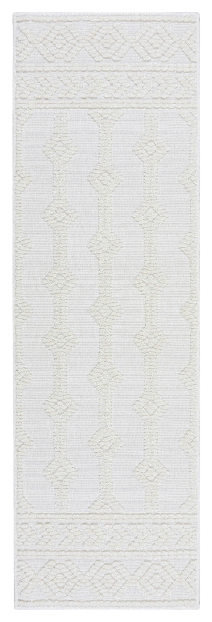 WEBTEPPICH Wohnzimmer 60/240 cm Verve Creme rechteckig  - Creme, Basics, Textil (60/240cm) - Flair Rugs