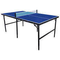 TISCHTENNISTISCH - Blau, KONVENTIONELL, Holz/Metall (102/65/180cm) - Ambia Garden