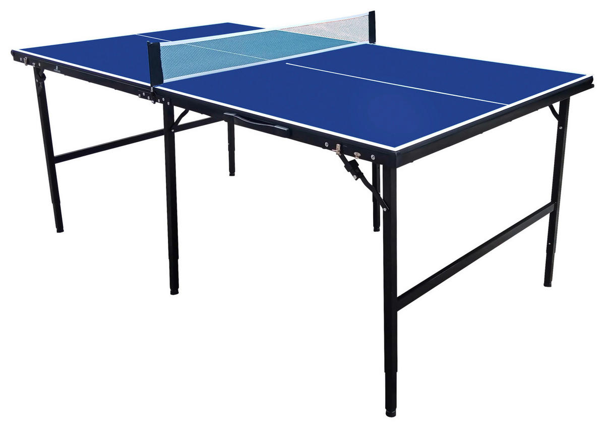 TISCHTENNISTISCH - Blau, KONVENTIONELL, Holz/Metall (102/65/180cm) - Ambia Garden