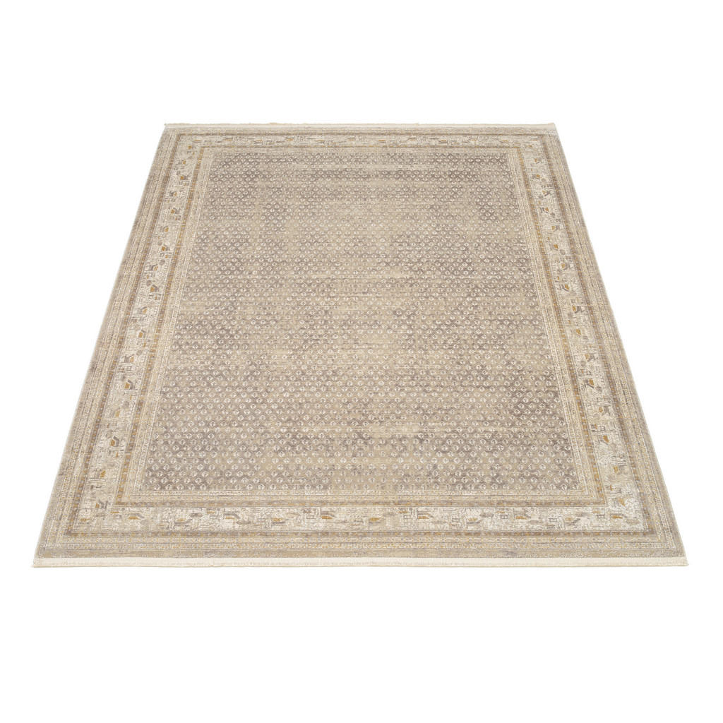 Thumbnail - Dieter Knoll Webteppich Monza, Gold, Beige, Textil, Abstraktes, rechteckig, 200x290 cm, Oeko-Tex® Standard 100, für Fußb...
