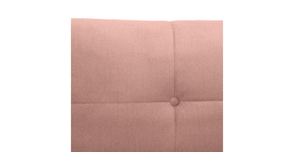 SCHLAFSOFA in Samt Rosa  - Schwarz/Rosa, KONVENTIONELL, Holz/Textil (220/95/98cm) - Carryhome