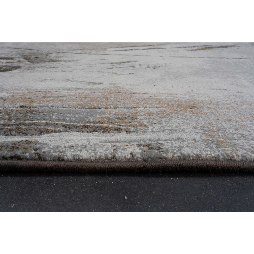 Thumbnail - Novel Webteppich Argentum, Anthrazit, Grau, Terracotta, Textil, Abstraktes, rechteckig, 240x330 cm, Oeko-Tex® Standard 1...