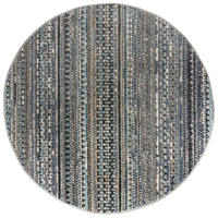FLACHWEBETEPPICH 140 cm Santiago Blau  - Blau, Basics, Textil (140cm) - Xora