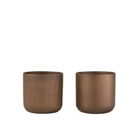 ÜBERTOPF - Kupferfarben, Basics, Keramik (18,5/18,5/18cm)