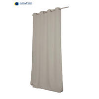 VERDUNKELUNGSVORHANG - Taupe, Design, Textil (145/260cm)