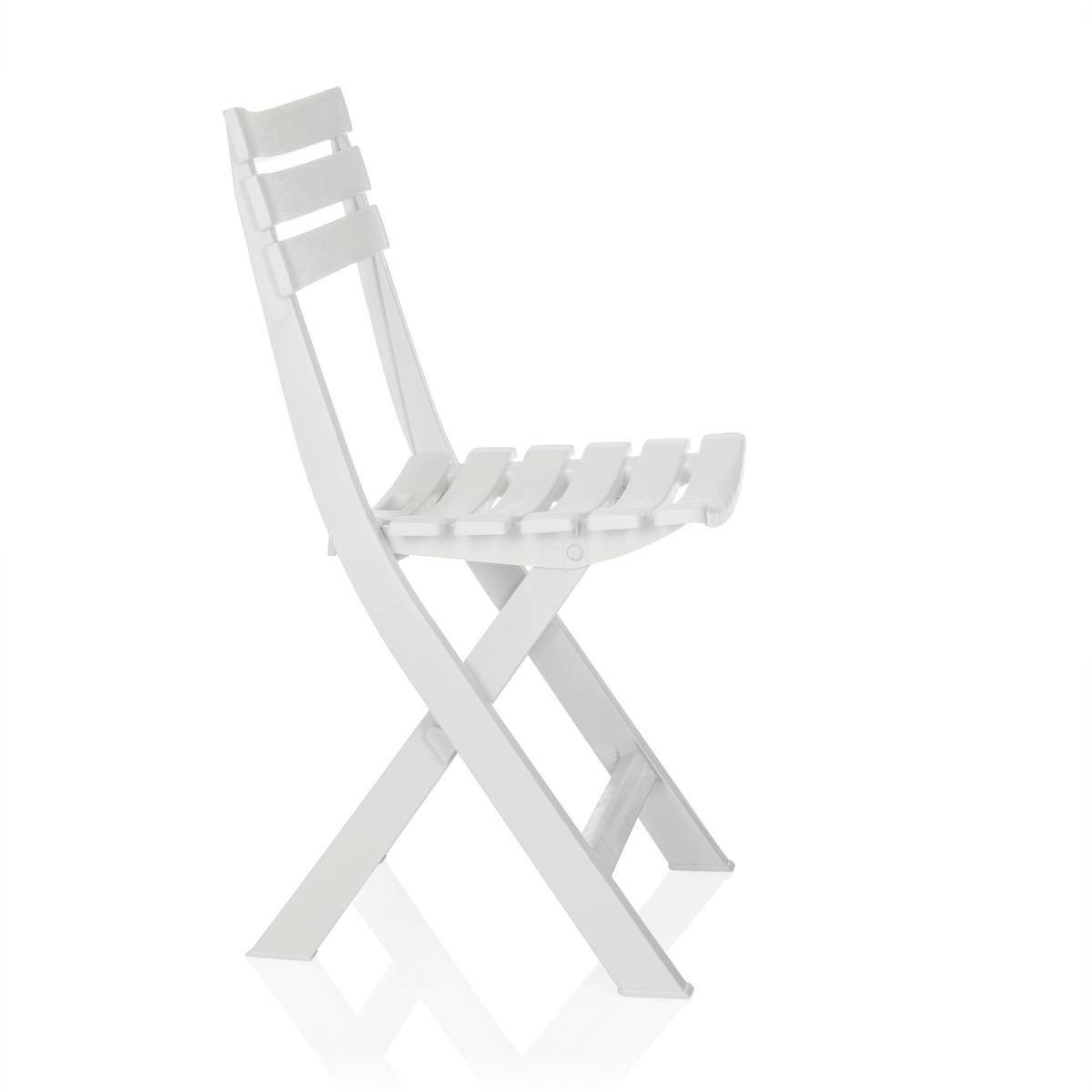 KLAPPSTUHL Weiß  - Weiß, MODERN, Kunststoff (42/80/45,5cm) - MID.YOU