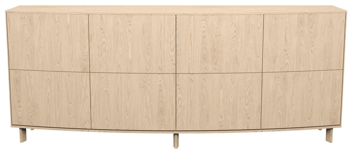 SIDEBOARD 197/80/46 cm  - vit/ekfärgad, Design, trä (197/80/46cm) - Skovby
