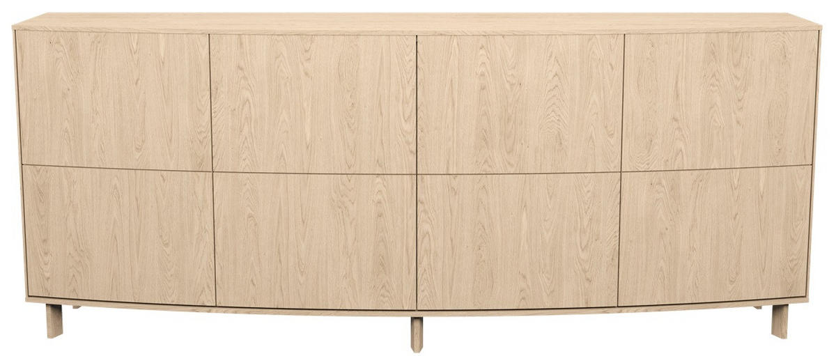 SIDEBOARD 197/80/46 cm  - vit/ekfärgad, Design, trä (197/80/46cm) - Skovby