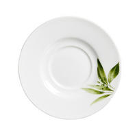 ESPRESSO-UNTERTASSE Evora  - Weiß/Grün, KONVENTIONELL, Keramik (12/12/1cm) - Ritzenhoff Breker