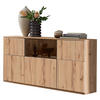 SIDEBOARD Buchefarben  150/85/40 cm  - Buchefarben, KONVENTIONELL, Glas/Holzwerkstoff (150/85/40cm) - Venda