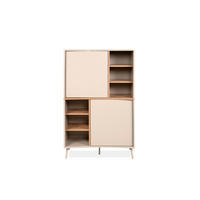 HIGHBOARD  90/140/37,5 cm  - Sandfarben/Eiche Artisan, Design, Holzwerkstoff/Kunststoff (90/140/37,5cm) - MID.YOU