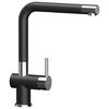 KÜCHENARMATUR 547001STO  - Chromfarben/Graphitfarben, Basics, Stein/Metall (5/31/22cm) - Schock