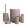 BAD-ACCESSOIRE-SET Kunststoff  - Taupe, Design, Kunststoff - Novel