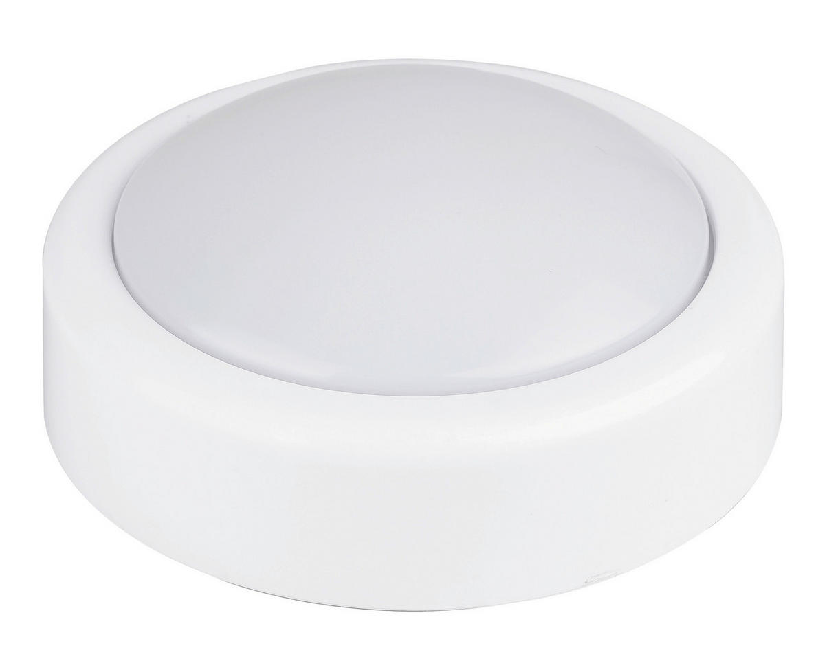 UKRASNA LED LAMPA - bela, Konvencionalno, plastika (10cm)