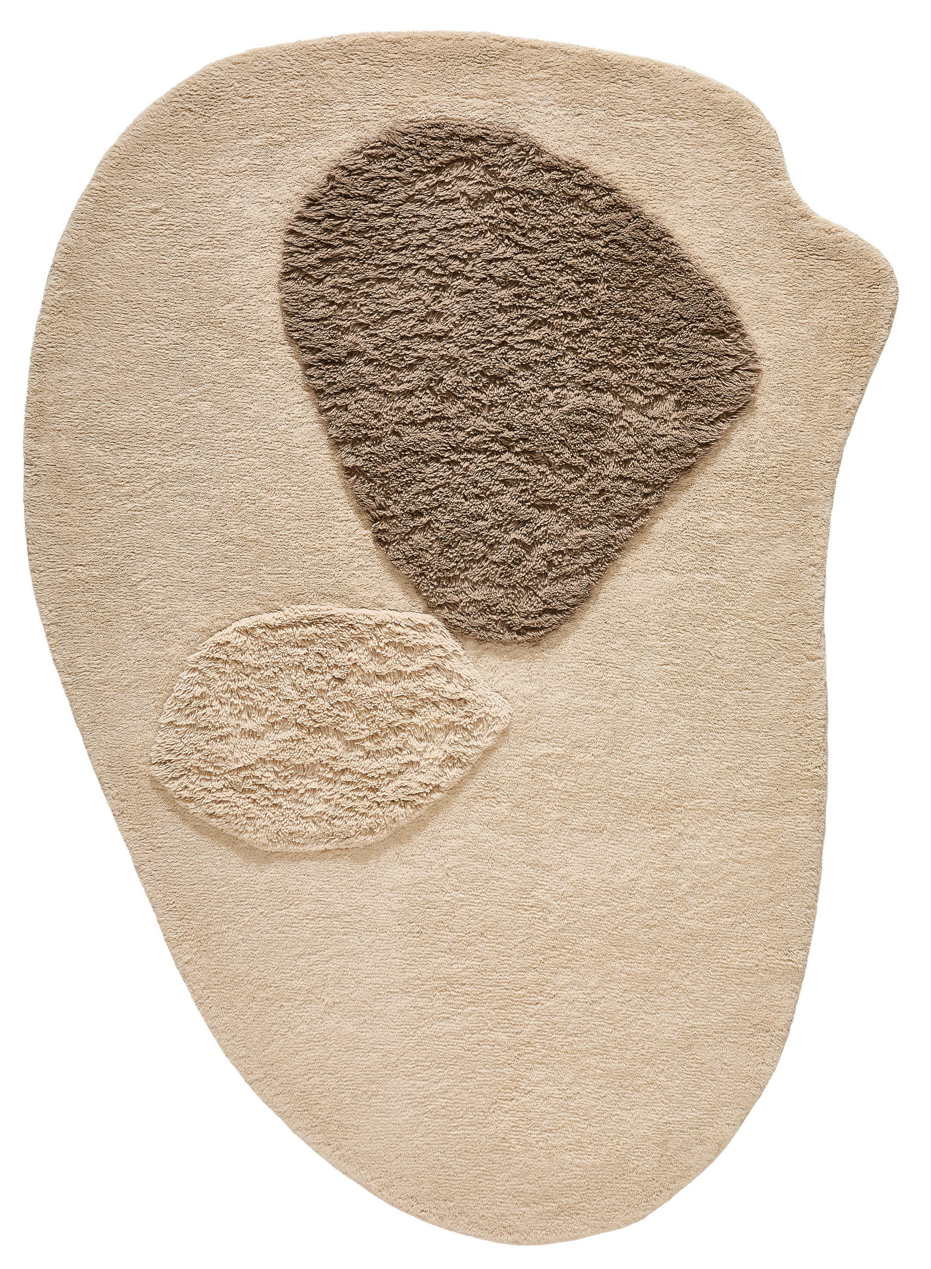 HANDWEBTEPPICH 130/190 cm Beige  - Beige, Natur, Textil (130/190cm) - Novel
