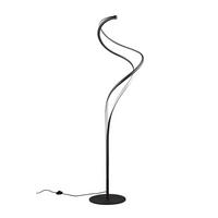 STOJACIA LED LAMPA, 44/160 cm  - čierna, Design, kov (44/160cm) - Trio Leuchten