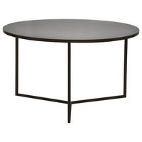 COUCHTISCH in Metall 80/80/46 cm  - Schwarz, Design, Metall (80/80/46cm) - Novel