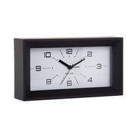 WANDUHR  Schwarz  - Schwarz, Basics, Kunststoff (20/11/6cm) - Karlsson