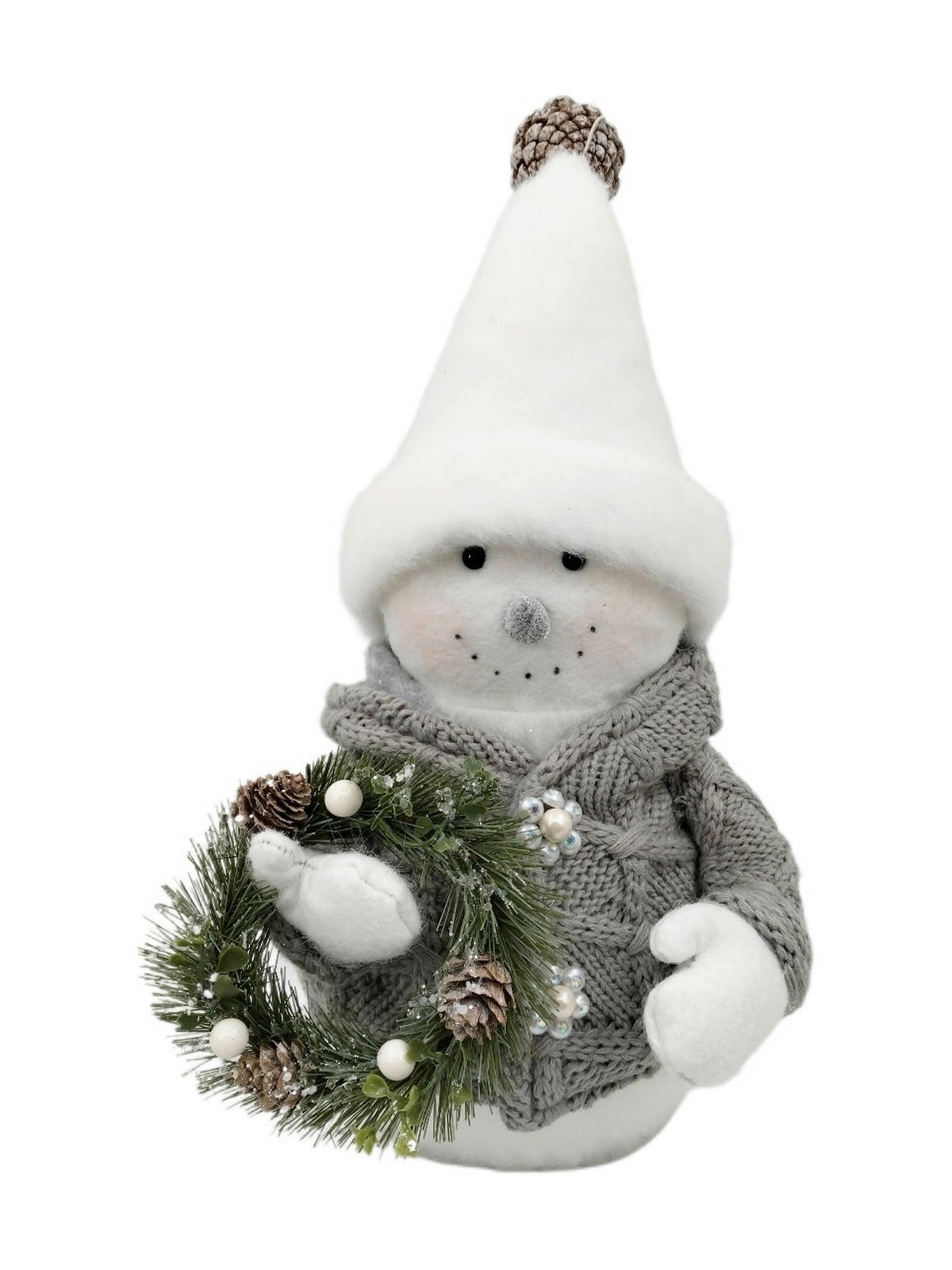 SCHNEEMANN - Multicolor, Lifestyle, Naturmaterialien/Kunststoff (19/33cm) - X-Mas