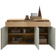 SIDEBOARD 152/88/45 cm  - Wildeiche/Perlmutt, Design, Holz/Holzwerkstoff (152/88/45cm) - Valnatura