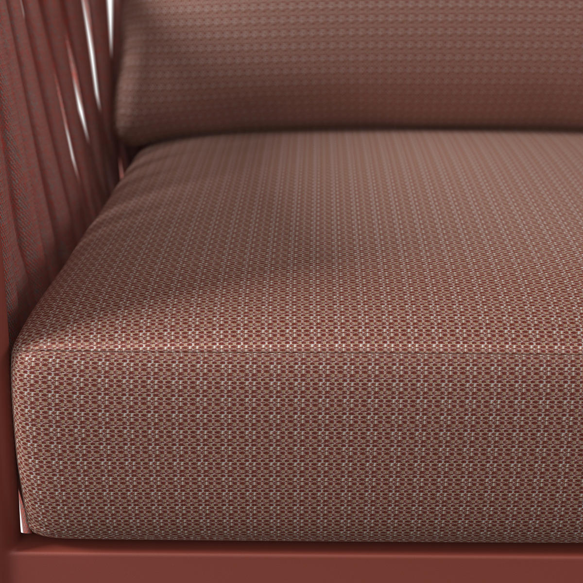 LOUNGESESSEL Rot Aluminium  - Rot, Design, Textil/Metall (91/68/81cm) - Amatio