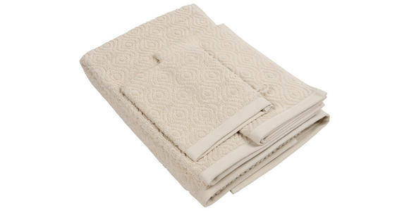 FROTTIERSET Santo Taupe 4-teilig  - Taupe, KONVENTIONELL, Textil - Esposa