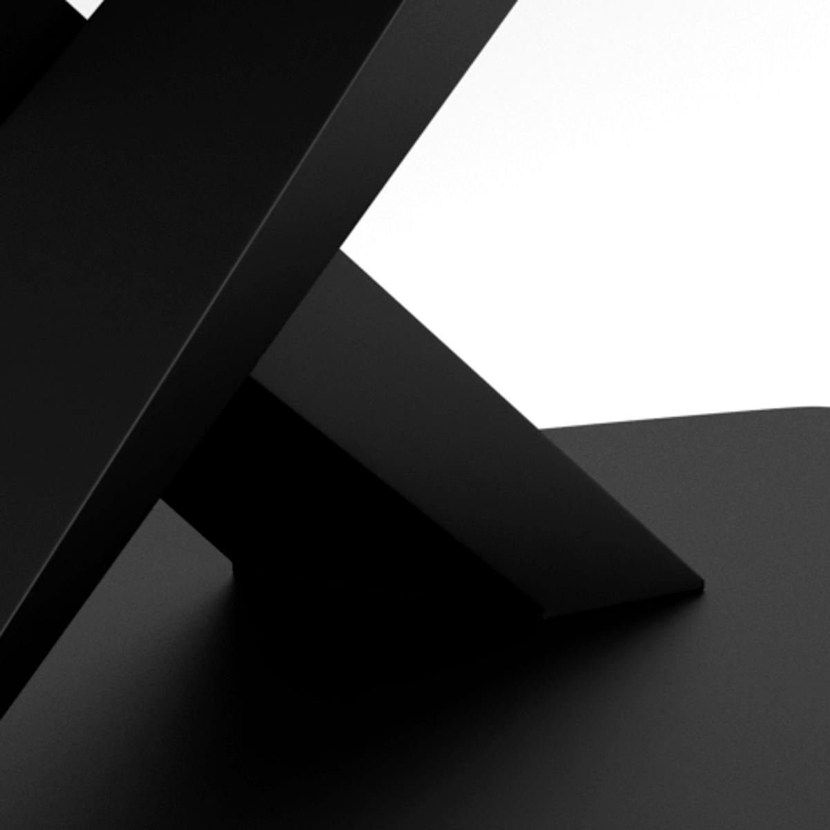 MATBORD svart rektangulär  utdragbar  - svart, Klassisk, metall/keramik (160-240/90/77cm) - Best Price