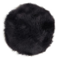 SITZKISSEN 35/35/5 cm  - Schwarz, Basics, Leder (35/35/5cm)