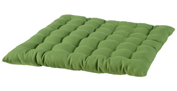 SITZKISSEN WALTRAUD - Grün, Basics, Textil (38/38cm) - Novel
