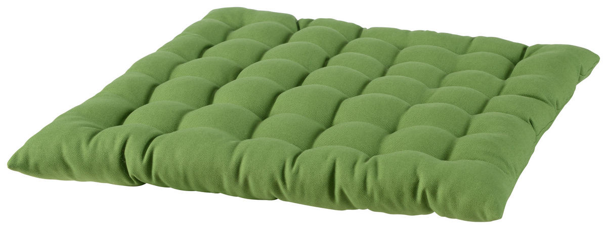 SITZKISSEN  38/38 cm   - Grün, Basics, Textil (38/38cm) - Novel