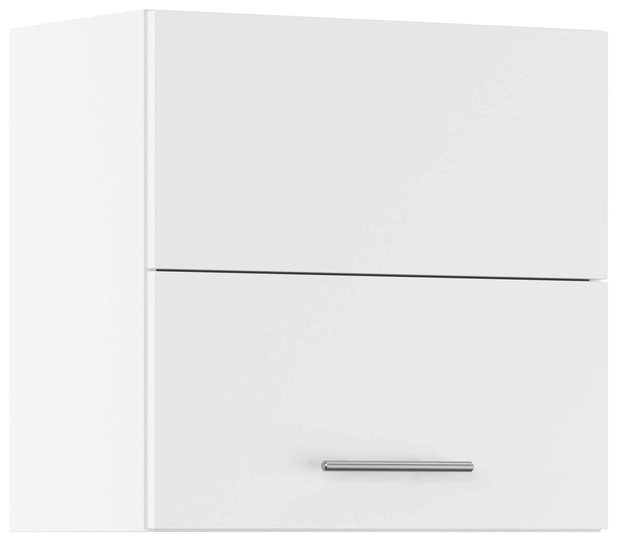 KÜCHENOBERSCHRANK 60/57,9/34,2 cm  in Weiß  - Edelstahlfarben/Weiß, Basics, Holzwerkstoff/Metall (60/57,9/34,2cm) - Impuls