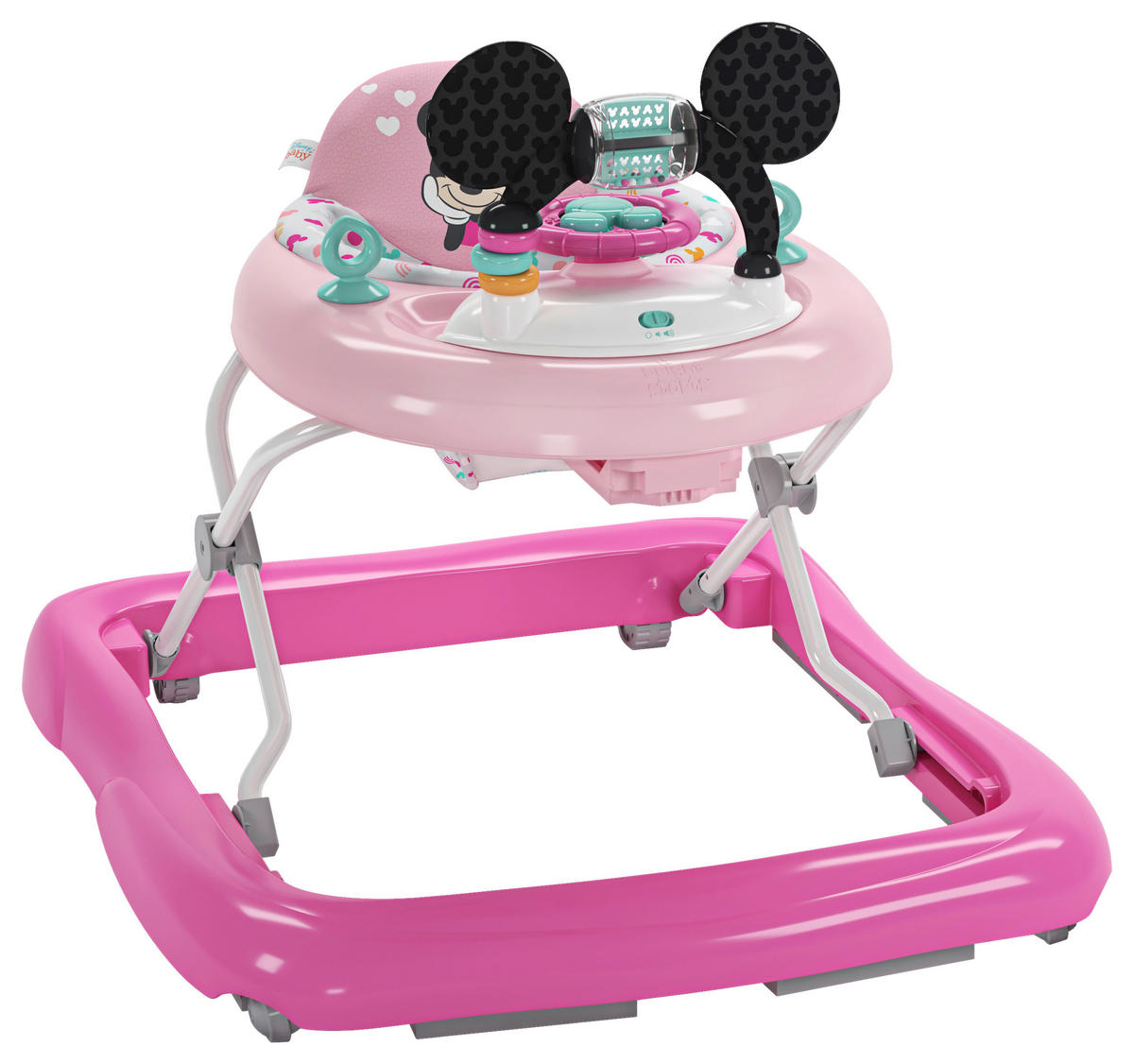 LAUFLERNWAGEN  - Multicolor/Rosa, Basics, Kunststoff/Textil (68.6/63.5/61cm)