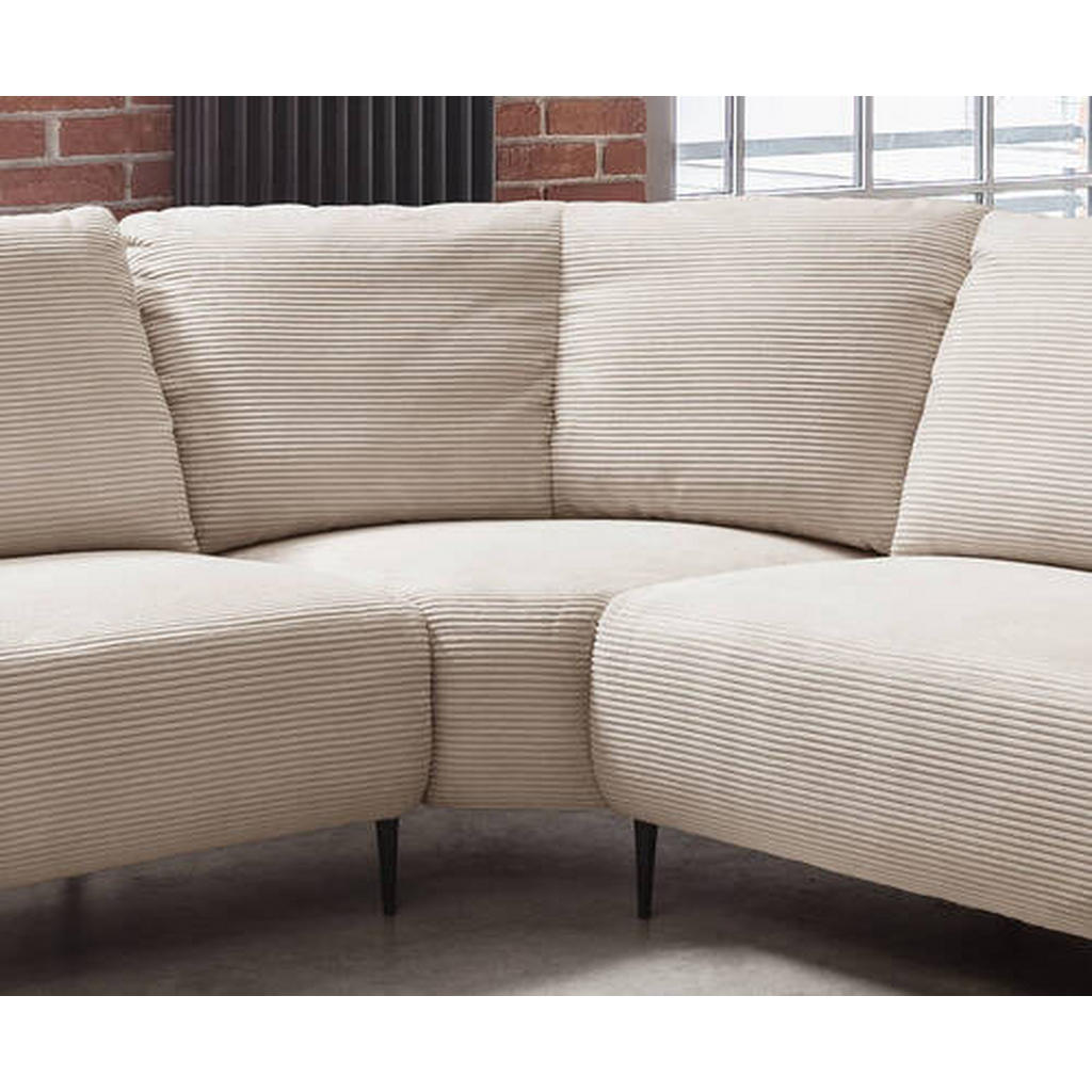 Thumbnail - Livetastic Ecksofa, Beige, Textil, 6-Sitzer, Füllung: Schaumstoff, L-Form, 294x256 cm, Made in Europe, Typenauswahl, sei...