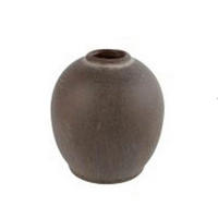 VAZA DEKORATIVNA     keramika  - smeđa, Basics, keramika (13/11/11cm)