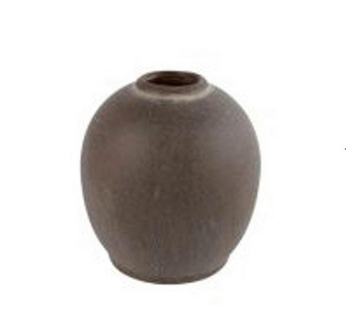 VAZA DEKORATIVNA     keramika  - smeđa, Basics, keramika (13/11/11cm)